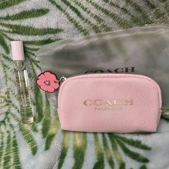 Coach Other - Coach Fragrances Mini Zippered Pouch & Travel Sized Coach Love EDP .25 o…